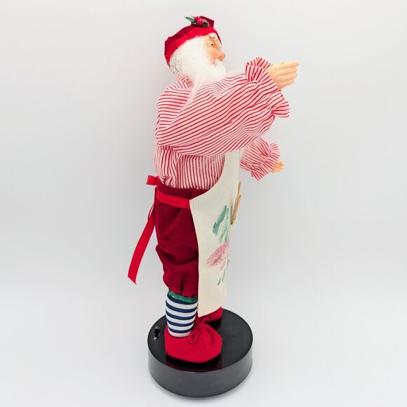 Vintage Motionette Santa Claus Animated Musical Christmas Figure 16" Taiwan ROC - Picture 8 of 11